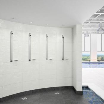 Panel de Ducha con Grifo de Lluvia Sporting 2 Alu Anodizado