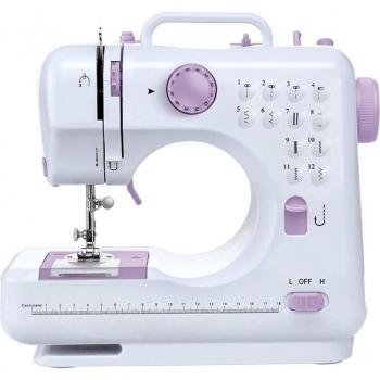 Machine à coudre portable 12 points avec pédale de pied-de-biche