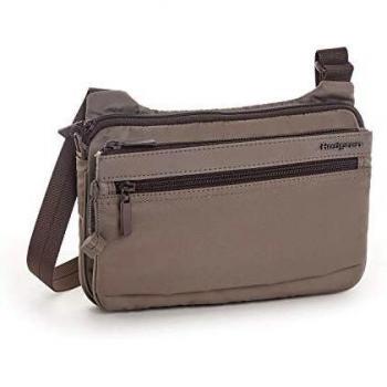 Schultertasche Hedgren W Sally, RFID‑sicher, 23 cm – Sepia Braun