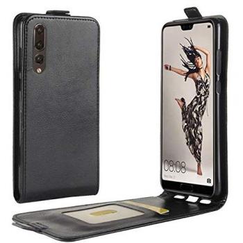 Custodia verticale per Huawei P20 Pro con slot schede