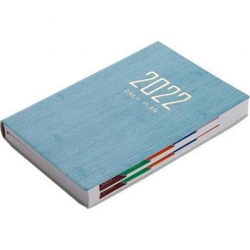 A5 Faux Leather Appointment Book Weekly Monthly Planner with Time Slots