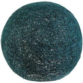 Suspension boule colorée 30 cm en métal