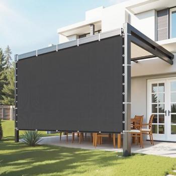 VEVOR 140 GSM HDPE Privacy Screen – 10 ft × 10 ft Pergola Shade