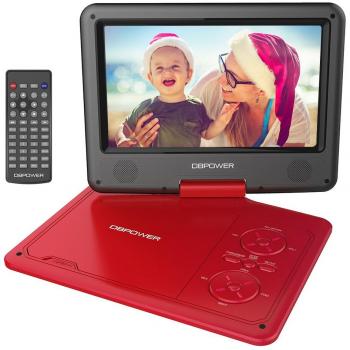 Handheld 9.5’’ DVD‑Reproduktor – Akku, Schwenkraster, USB & SD‑Card
