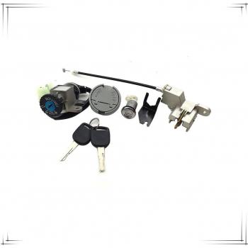 GY6 50cc Scooter Key Lock and Gas Tank Cap Assembly