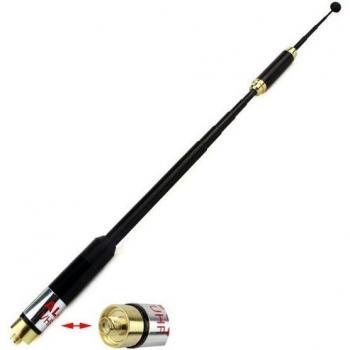 AL-800 Dual Band Telescopic Antenna SMA Female/Male/BNC 144/430MHz for Yaesu Baofeng UV-5R UV-82 UV-9R TYT