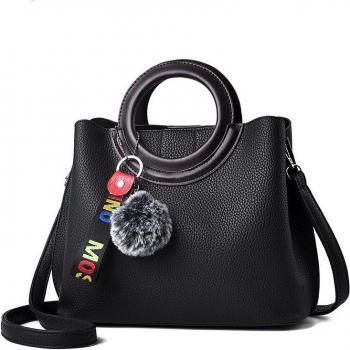 Bolso Messenger de Cuero PU Suave para Mujer con Estilo Lichi