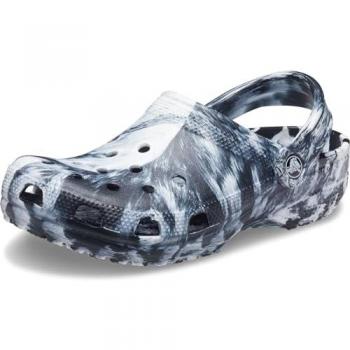 Zoccoli Crocs Classic Marbled EU 36-37 in Bianco e Nero