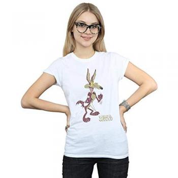 Abbigliamento femminile: maglia cotone looney tunes bianca
