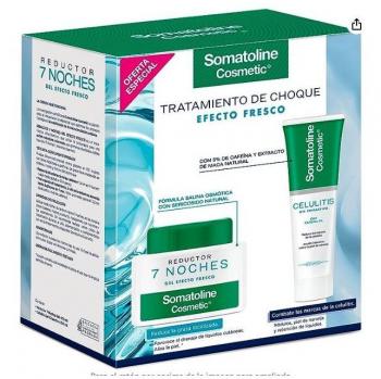 Pack somatoline tratamiento de choque gel fresco + crema anticelulítico