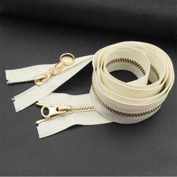 Eco-Friendly Long Zipper with Double Sliders for Down Jackets