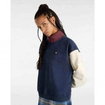 Sudadera Casual Colorblock Marina y Azul