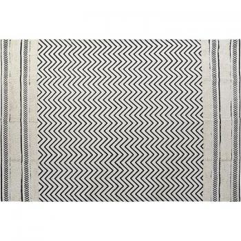 Tapis Chic Blanc Zigzag 120x180 cm