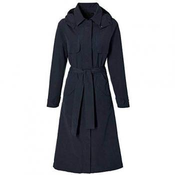 Trench Basil Mosse pour femmes, pluie, Bleu nuit, S
