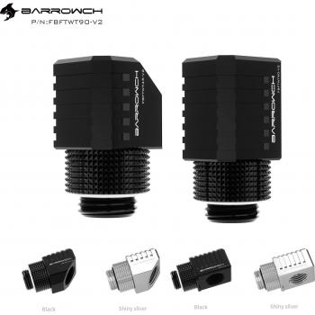 Barrowch Turbina de Agua: Adaptador Giratorio 45/90° – Versión Limitada