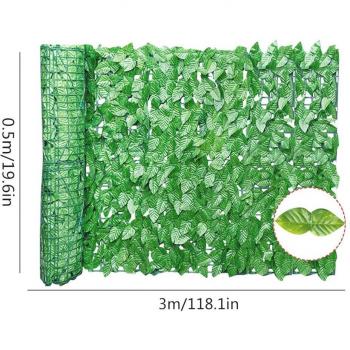 Artificial Greenery Privacy Fence