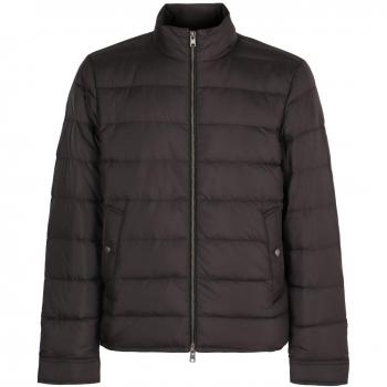 Full‑Zip Woolrich Down Jacket for Men, Black, Size S