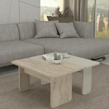 Mesa de Centro en L Boneksbelt 75x75x38 cm