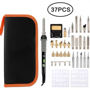Brennstift Zubehörset für Holz, Leder und Metall – 37 Teile