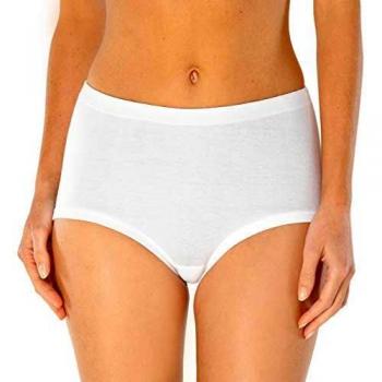 Schiesser Damen Taillenslip Maxi Feinripp 4er Pack (weiss-100)