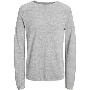 Jack&Jones Pullover Hill 12157321 Grau Regular Fit