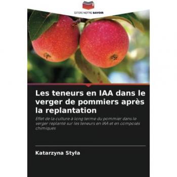 Les teneurs en IAA dans le verger de pommiers après la replantation: Effet de la culture à long terme du pommier dans le verger replanté sur les teneurs en IAA et en composés chimiques
