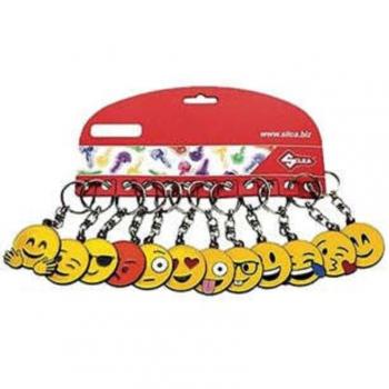 Llavero Emoji Variado 12 Piezas