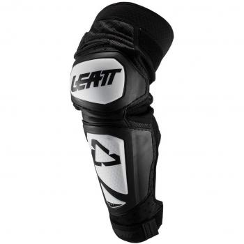 Leatt 3DF Hybrid EXT Ginocchiere/Parastinchi Bianco-Nero S M
