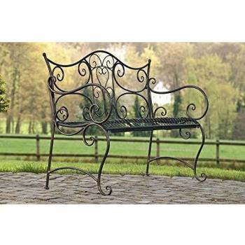 Banc de Jardin Style Villa de Vacances