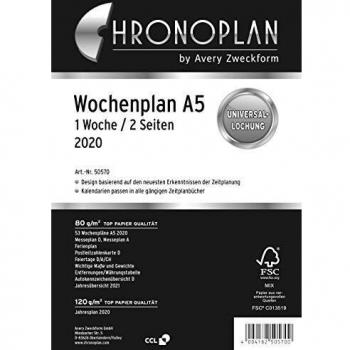 Chronoplan 50570 Kalendereinlage A5