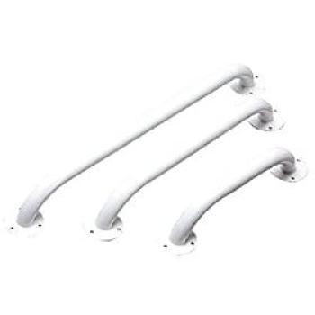 Barre de Maintien Acier Époxy Blanc 30,5 cm