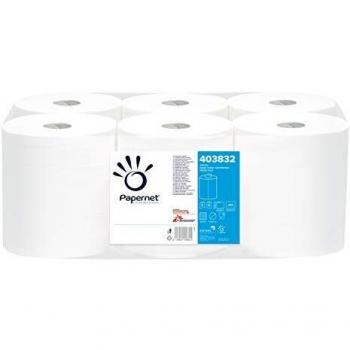 Maxi Centerfeed 2-laags papieren handdoeken 108m 450 vellen 6 rollen
