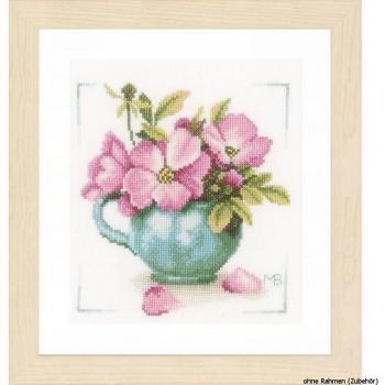 Wild Rose Counted Stitch Kit – Lanarte