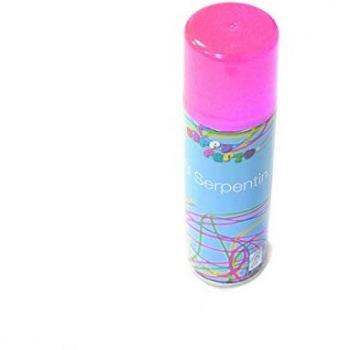 Bombe Fil Fou Serpentin Rose Fluo