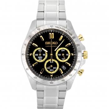 Seiko SBTR015 Men's Silver Chronograph Watch