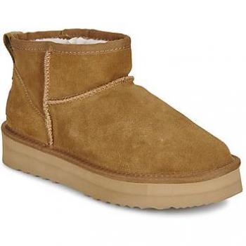 DISSY YOUNG W Botines de ante color caramelo