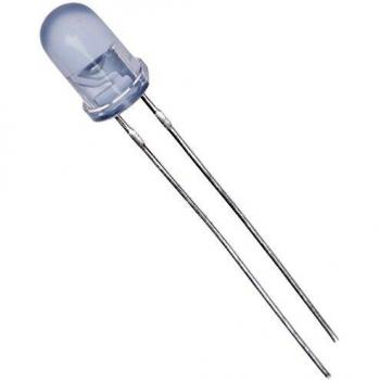 Lampe LED 5 mm, Couleur Bleue Diffuse – Perel 143711