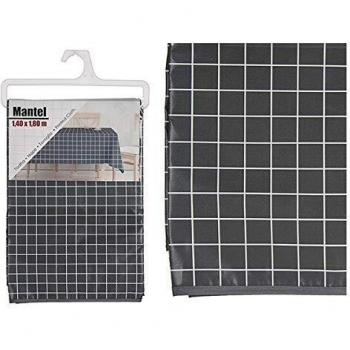BigBuy Home S3607256 : Nappe Carreaux en Plastique (Multicolore,