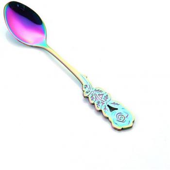 Cucharilla Rosa para Helado y Postre