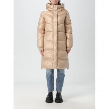 Beigene Eleganz: Woolrich Daunenjacke Aliquippa Long CFWWOU0926FRUT3085 Regular Fit