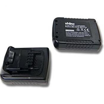 Vhbw 2x Batteries Li-Ion 1500mAh (14.4V) pour Black & Decker