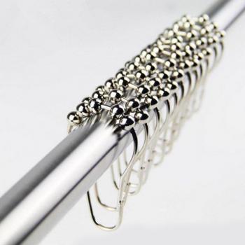 12pcs Rollerball Shower Curtain Hooks