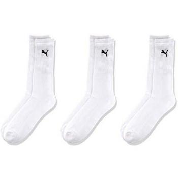 Puma Sports Crew Socks White 9-11 (Pack of 3)