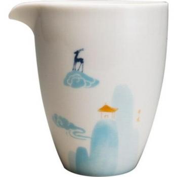 Ceramic Gaiwan Tea Maker with Lid and Saucer