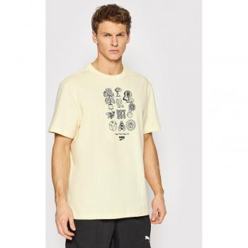 Puma Downtown T-Shirt in Gelb