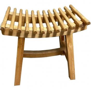 Empro Taburete de Madera de Teca 47 cm