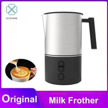 SCISHARE Electric Milk Frother for Home