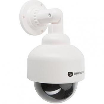 Kamera Attrappe Dummy Dome Camera mit blinkender LED, Videokamera innen & außen