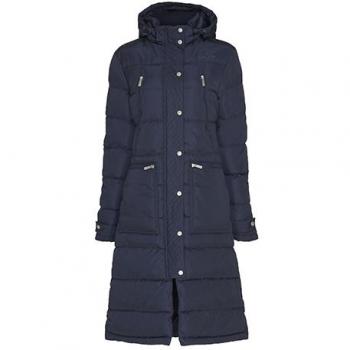 Lange Damenjacke Equipage Candice Navy