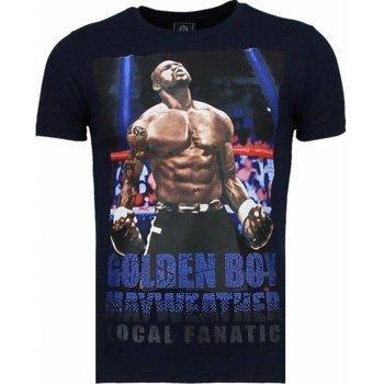 Local Fanatic Golden Boy Mayweather Strass T-shirt